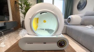 Первый запуск умного автоматического лотка туалета Tonepie. Обзор кошачьего лотка.