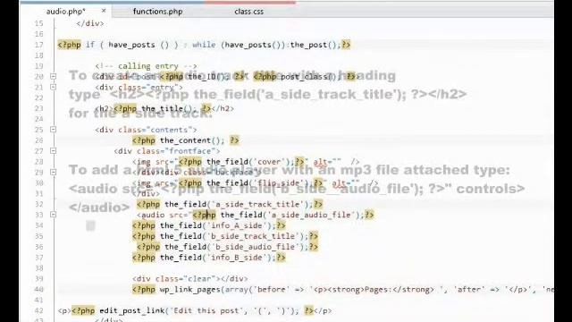 Advanced Custom Fields and Custom post types for audio Part 2 смотреть онлайн