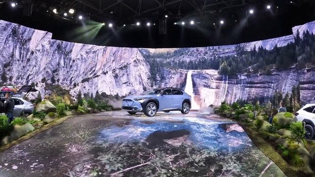 2023 Subaru Solterra Display At The New York Autoshow - Impressive Display - New Subaru EV SUV ! смотреть онлайн