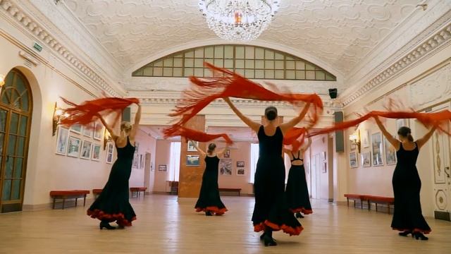 Алегриас с шалью_Ансамбль танца "Фламенко"_Волжский смотреть онлайн