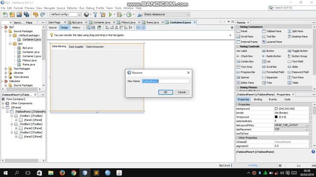 [Tutorial Java NetBeans IDE 8.2] Membuat Container Sederhana смотреть онлайн