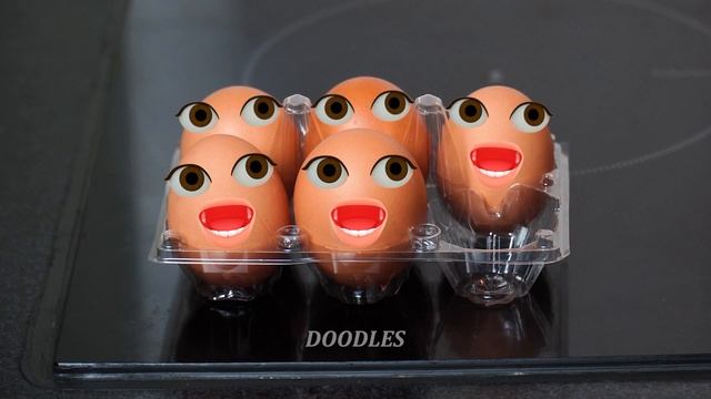 LIFE IS BETTER WITH DOODLES - Screaming Eggs  #shorts