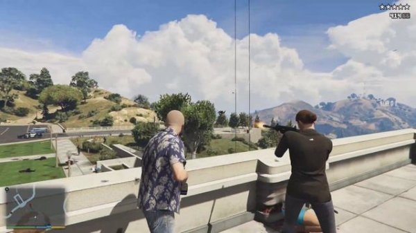 GTA 5 - Michael's Family Five Star Escape From THE OBSERVATORY! (Amanda, Jimmy And Tracey)