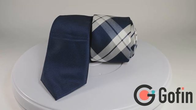 Набор галстуков синий 2в1 однотонный, в клетку CA 4021 смотреть онлайн