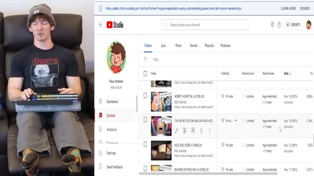 What happened to AlbertsStuff? смотреть онлайн