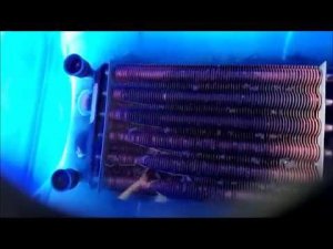 Снятие теплообменника с котла отопления .