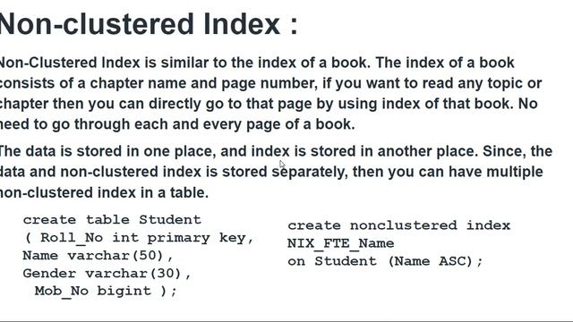 INDEX in SQL Explained with Examples | When To Use Index | Clustered vs Non Clustered | TTP | #1 смотреть онлайн