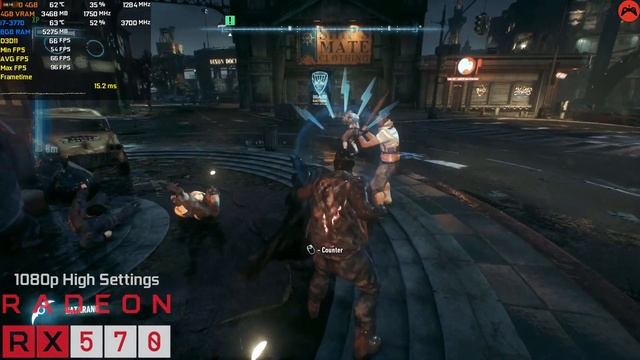 Batman Arkham Knight | Gameplay | Core i7 3770 + RX 570 4GB | High Settings 1080p | 2019 смотреть онлайн