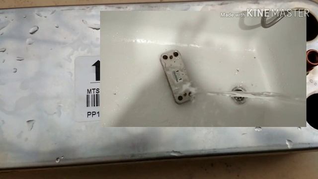 Котел Ariston не греет воду. Снимаем и моем теплообменник. смотреть онлайн