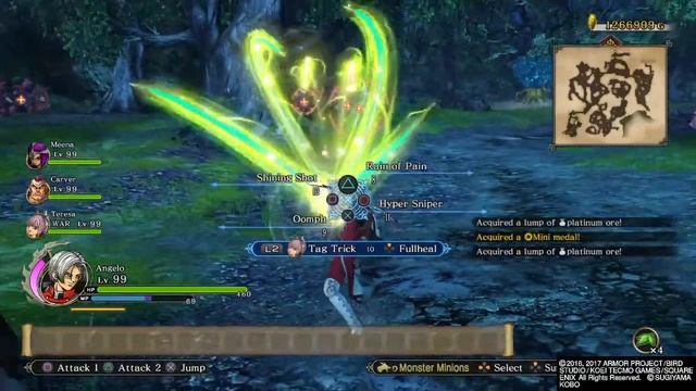 DRAGON QUEST HEROES II mini medal farming darkwood. смотреть онлайн