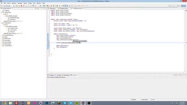 Chat program in java pt3 - Creating the client смотреть онлайн
