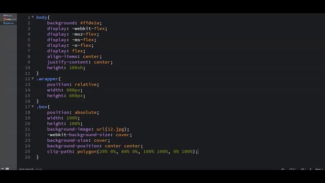 Simple CSS Polygon Clip Path Animation | CSS Animation смотреть онлайн