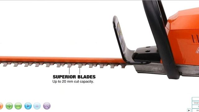 BATTERY HEDGE TRIMMER ECHT-58V смотреть онлайн