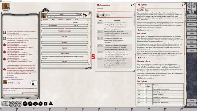 Fantasy Grounds Unity - Xanathar's Guide to Everything - Fighter Character Customizations смотреть онлайн
