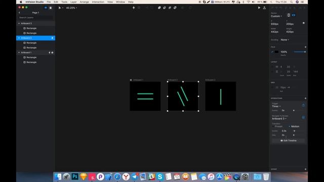 Invision Studio. Анимация меню а-ля Apple. смотреть онлайн