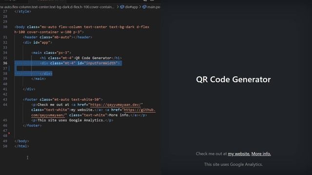Make a QR Code Website with Bootstrap and Vue (EASY) смотреть онлайн