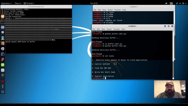 Path to OSCP: Video 3: Part 2: BrainPan: Buffer Overflow смотреть онлайн