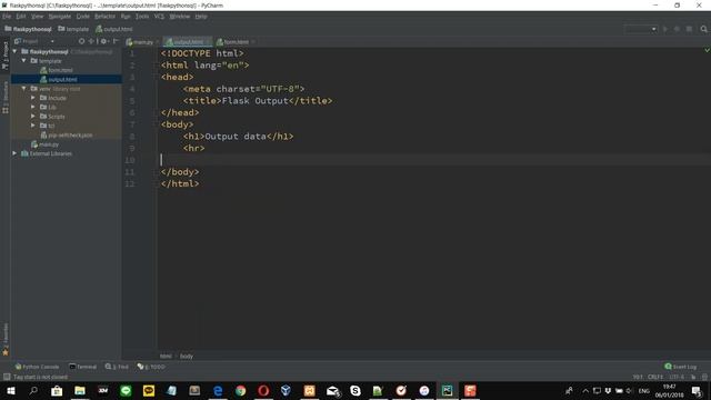Python MySql Flask HTML Output data 1.3 смотреть онлайн