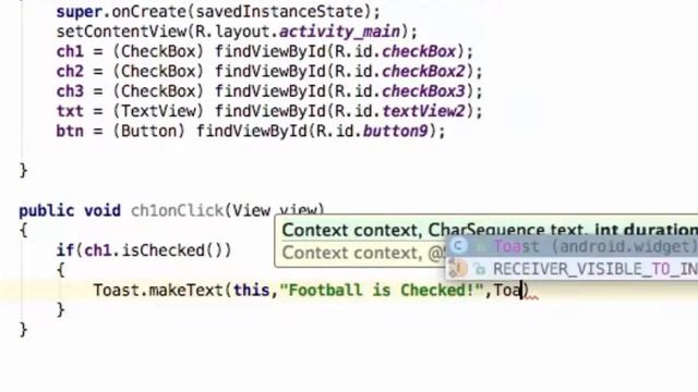 Android Studio - Check Boxes & Toast - (Kurdi) смотреть онлайн