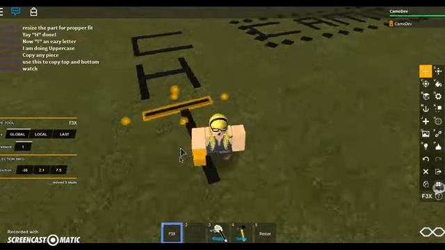 Roblox F3X How to clone and how to build a name sign 3 смотреть онлайн