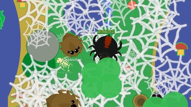 Legendary Black Widow Trolling In Mope.io | OP Giant Spider + Black Widow Duo In Mope.io