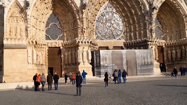 Готический Собор в Реймсе Notre Dame de Reims часть первая смотреть онлайн