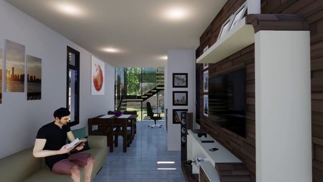 ?PLANO DE CASA 2 PLANTAS EN 30 METROS CUADRADOS 3X10?♂️