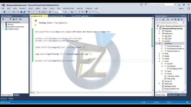 #3 Glass Box Round Zoom In Image Using JavaScript/HTML/CSS? |#asp.net c# #mvc смотреть онлайн
