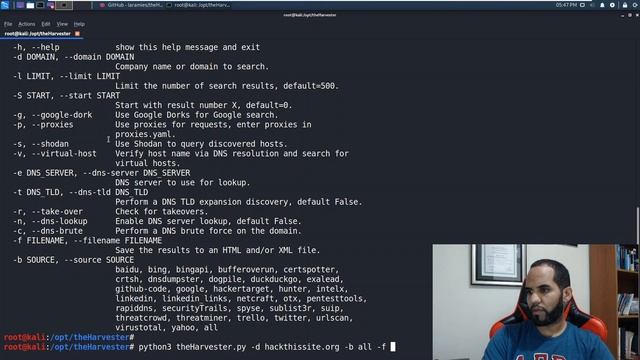 9.3 - theHarvester - Curso Introducción al Hacking & Pentesting смотреть онлайн