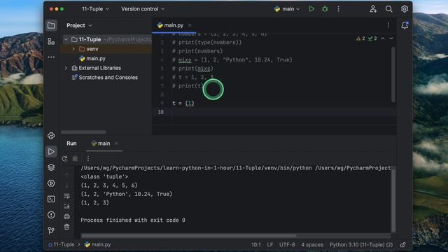 一个小时学会Python-12元组 смотреть онлайн