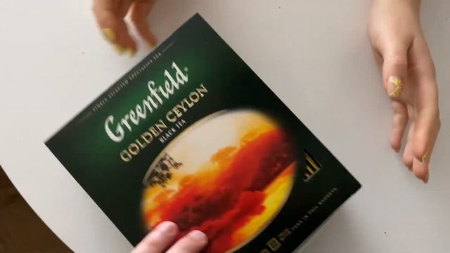 YOBA Распаковка Unboxing чая Greenfield Golden (Золотой) Ceylon 100 пакетиков