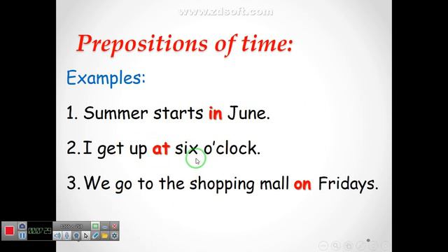 Present Simple key words & prepositions of time - Grade 3 смотреть онлайн