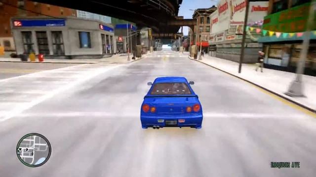 GTA IV Car Sounds: Nissan Skyline R34 [ HD 1080p ]