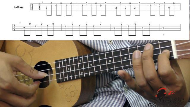 [ukulele] ukuziba A minor solo смотреть онлайн