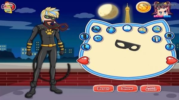 Cat Noir VS Adrien Agreste Dress Up - Miraculous Ladybug Games Compilation