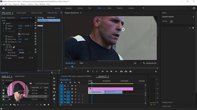 Adobe Premiere : отслеживание движения объекта. Супер стабилизация смотреть онлайн