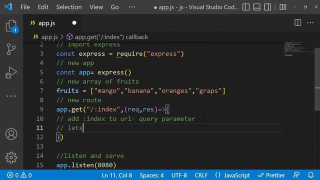 status not found query parameter nodejs tutorial 4 смотреть онлайн