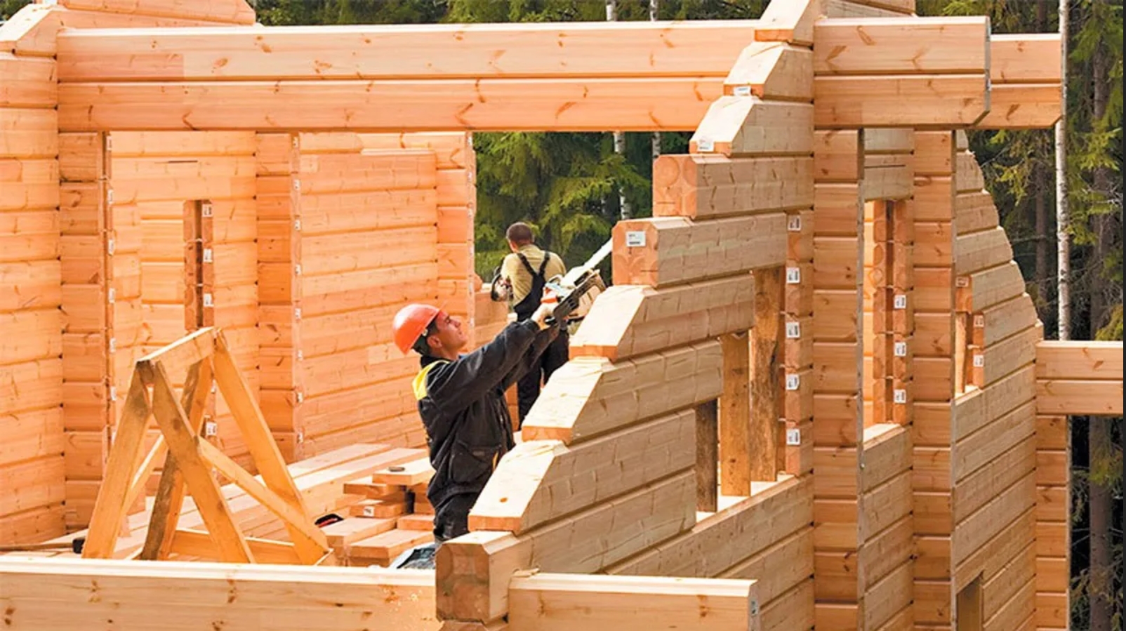 Невероятно быстрый способ строительства деревянного дома часть 2 - Готовый деревянный дом за 1 день смотреть онлайн