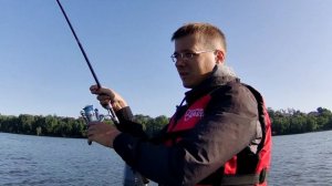 Рыбалка в Самаре. Южный мост. На фидер с лодки