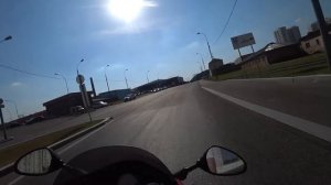 Контрруление на Мотоцикле пример на дороге