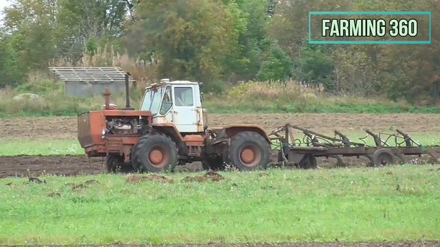 Ploughing 2021 _ T-150-K & 5 furrow Odessa type plough.mp4 смотреть онлайн