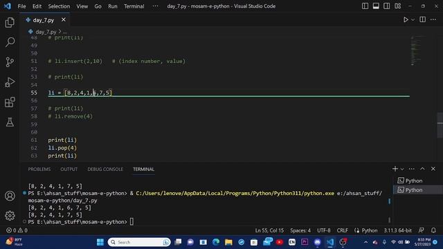 07 Data Structures in Python | Mosam-e-Python S1 смотреть онлайн
