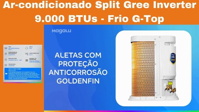 Frio G-Top Em Destaque: Ar-Condicionado Gree Inverter 9.000 BTUs