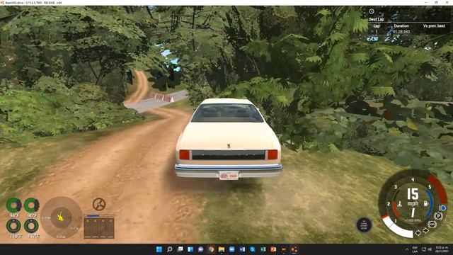 BeamNG.drive 0.15.0.5.7940 (Time Trials) (Chevrolet Chevelle Laguna [White (Another Different)]) смотреть онлайн