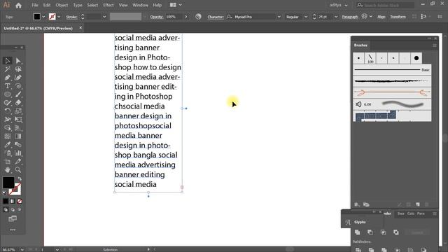 Adobe Illustrator 2022 | Learn Illustrator In Marathi | Ep.03Text Tool Part 1 смотреть онлайн