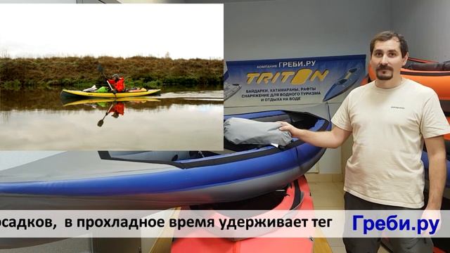 Байдарка производства Тритон " Шуя 1", облегченный фартук для байдарки Шуя 1 смотреть онлайн