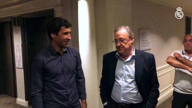 Рауль легенда Мадридского Реала на базе в Нью-Йорке с Реалом смотреть онлайн