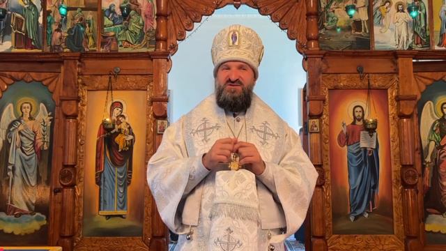 Проповедь епископа Евсевия в Вознесенском храме аг. Кабище смотреть онлайн