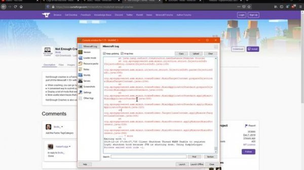 Not Enough Crashes 1.15 Fabric Mod Overview