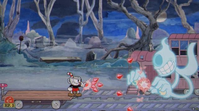 Cuphead Chapter 10 TRAIN-PAIN смотреть онлайн